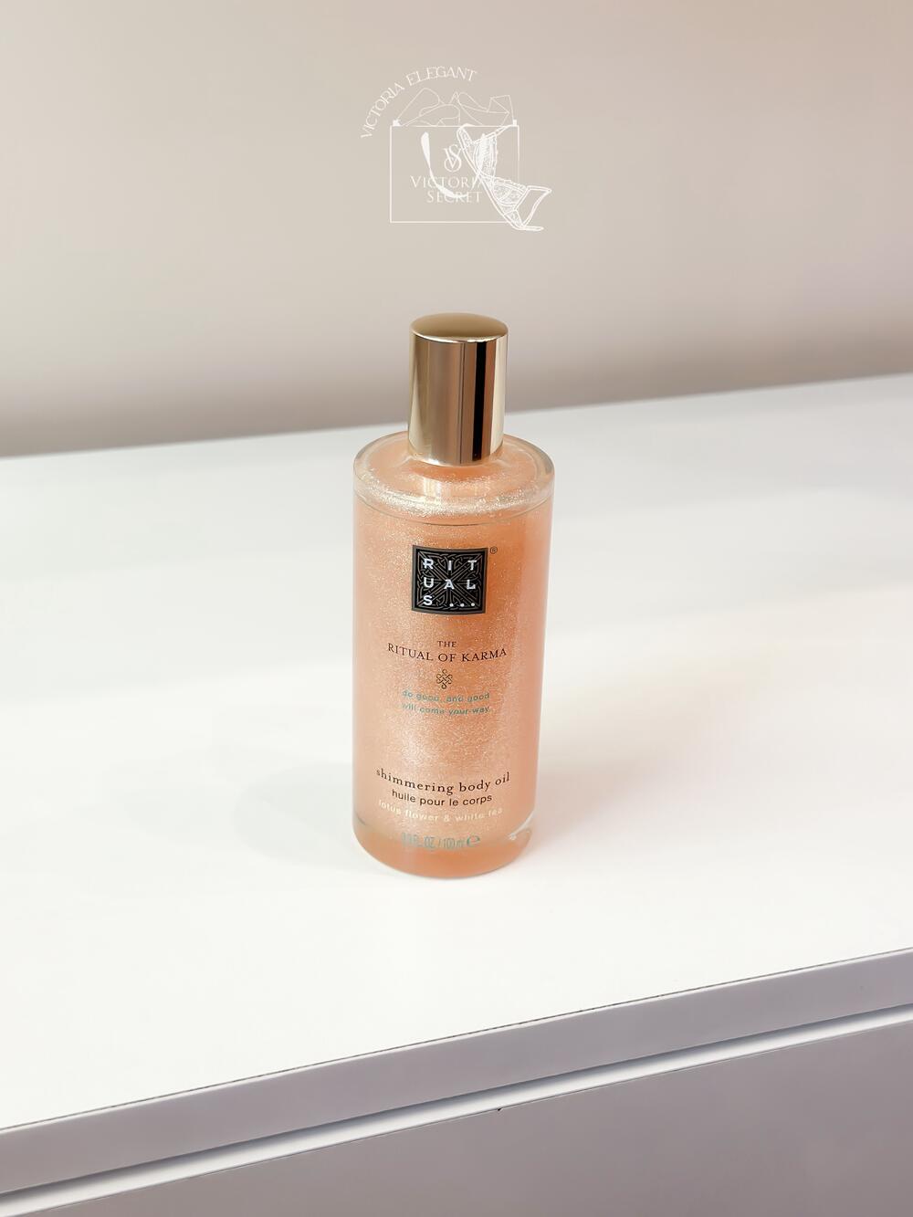 Олійка 100ml з мерехтінням Karma