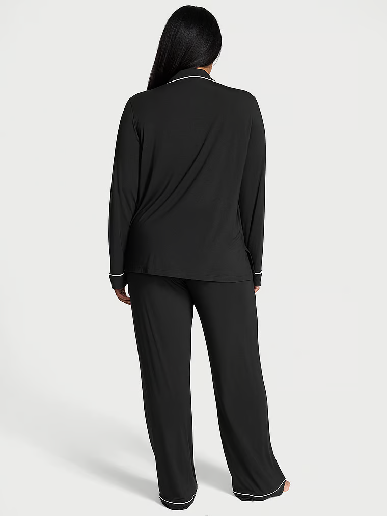 Модалова піжамка зі штанцями Black 54A2, XS regular
