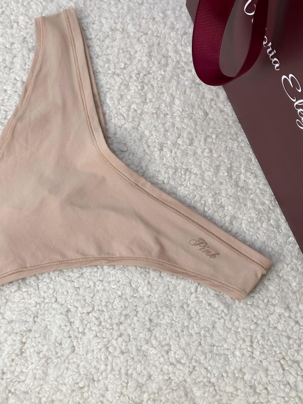 Трусики стрінги Seamless HIGH-LEG Розмір М Praline 65H8