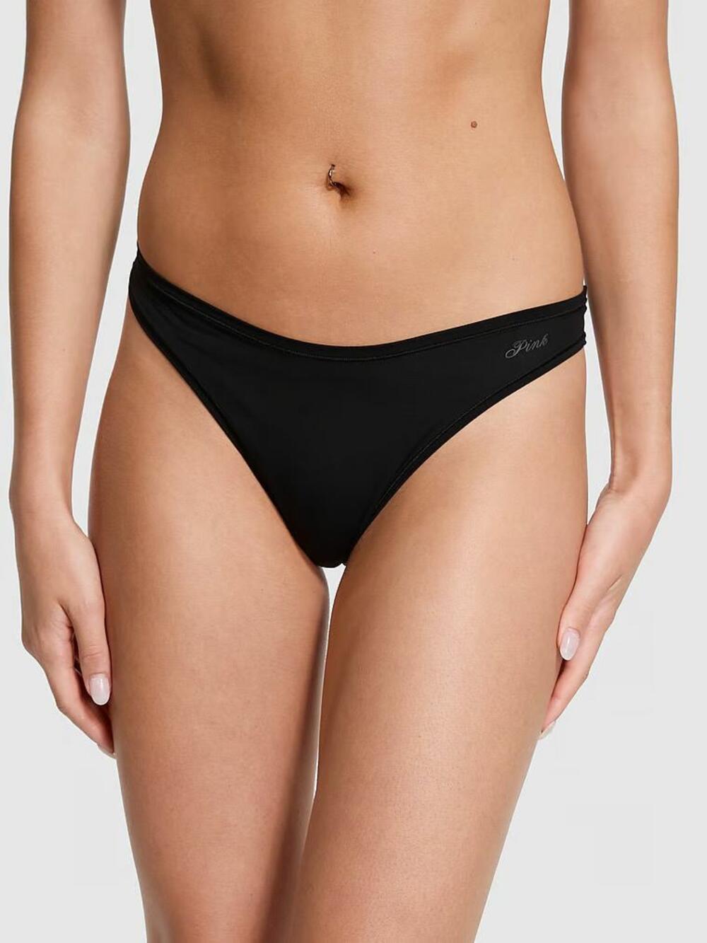 Трусики стрінги Seamless HIGH-LEG Розмір S Black