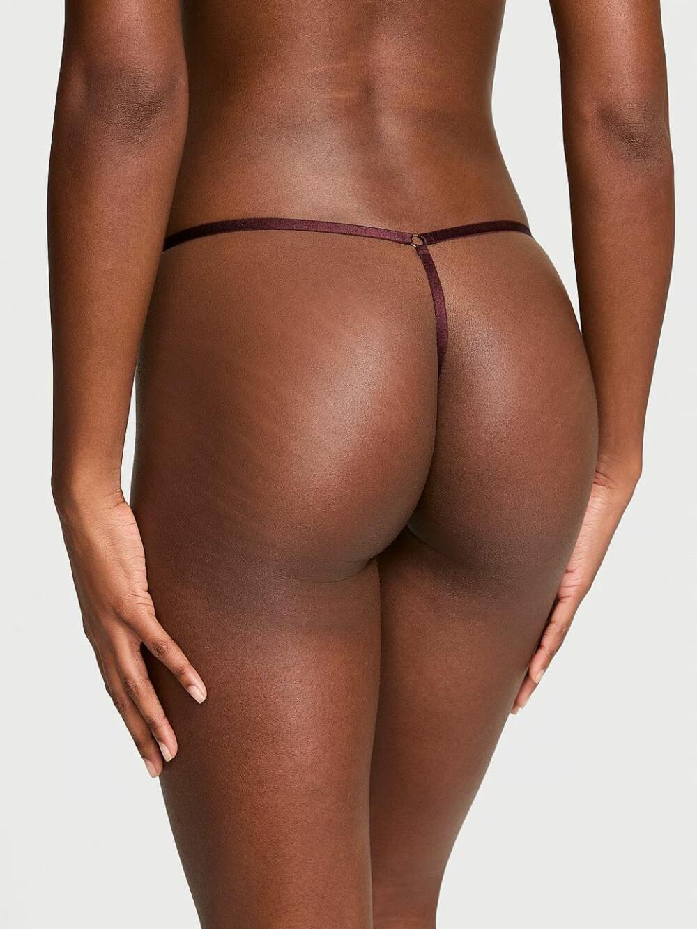Very Sexy Rose Lace Adjustable Розмір L Burgundy Brown (75Q6)