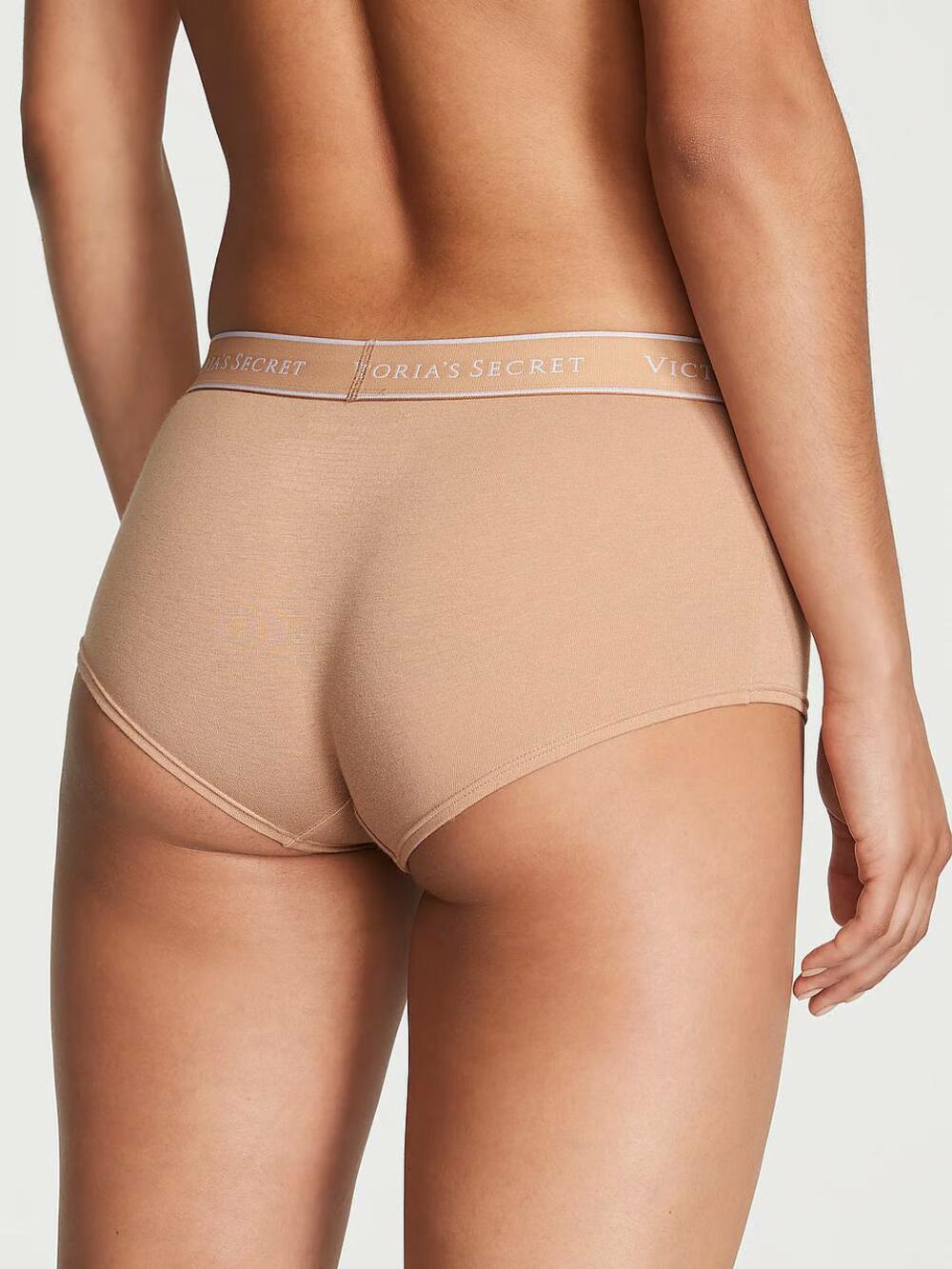 Logo VS Boyshort короткі розмір S Praline 65H8