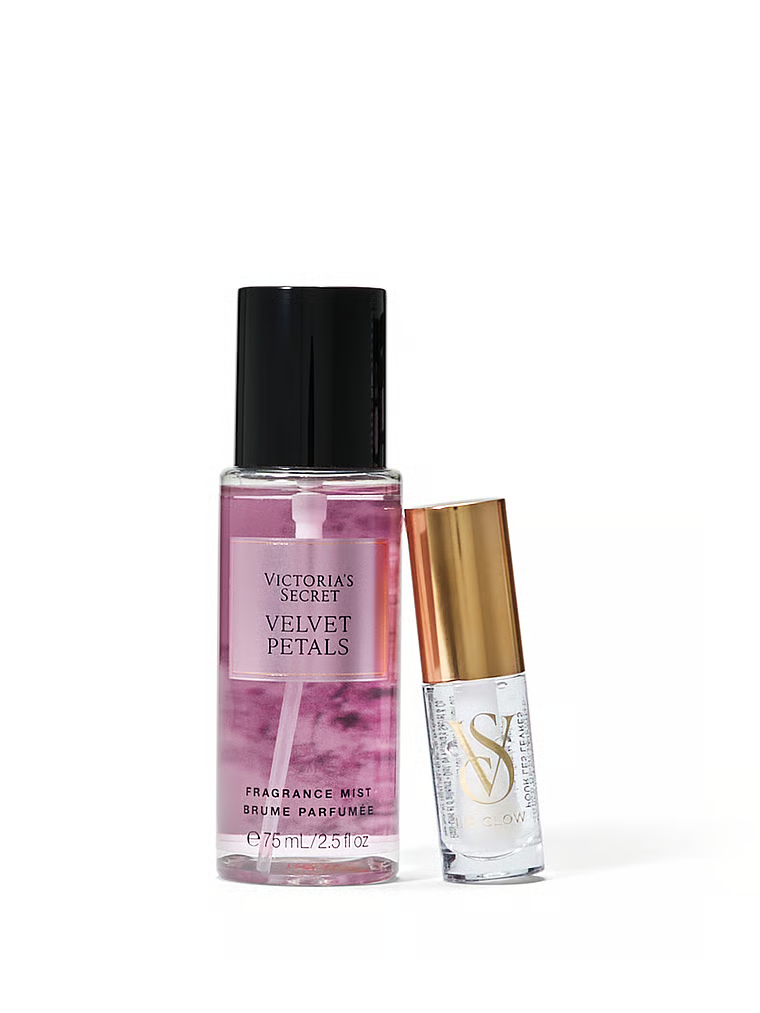 Міні міст + блиск для губ Victoria's Secret Velvet Petals