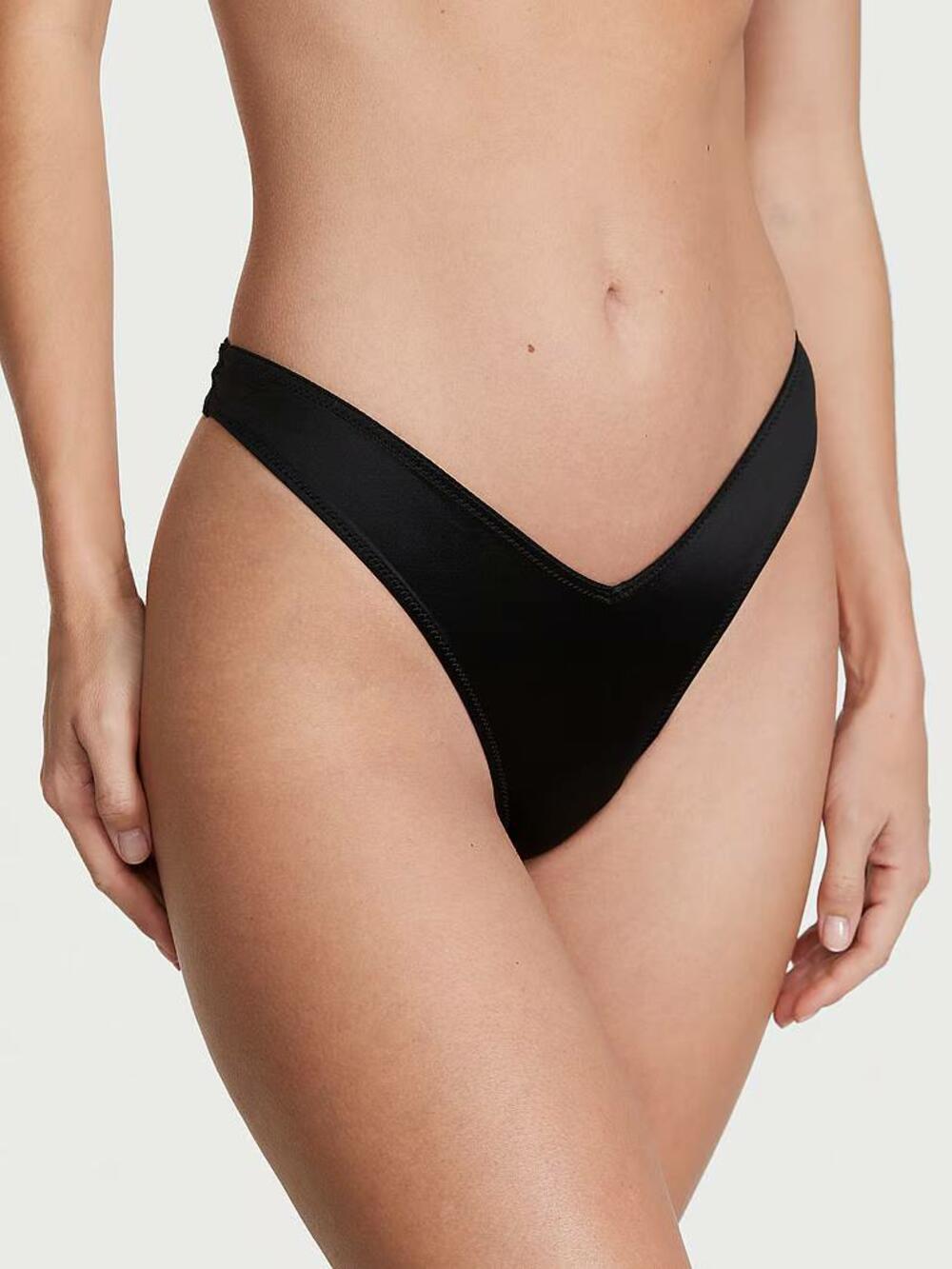 Smooth Strappy-Back High-Leg Розмір S Black 54A2