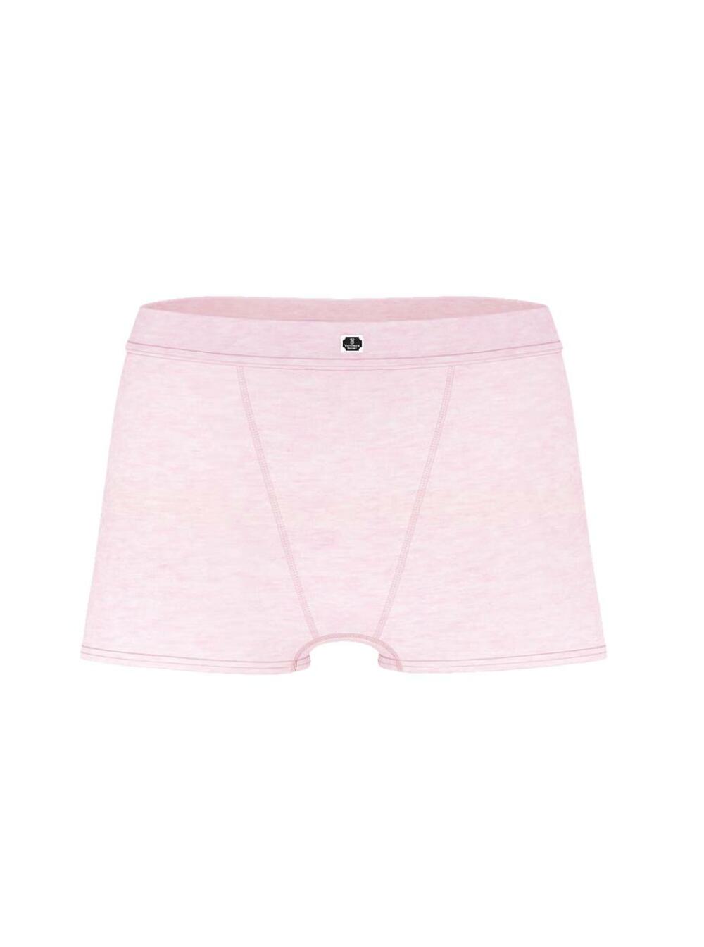 Високі Boyshort Logo VS Розмір XS Hardware Patch | Heather Pink Petal