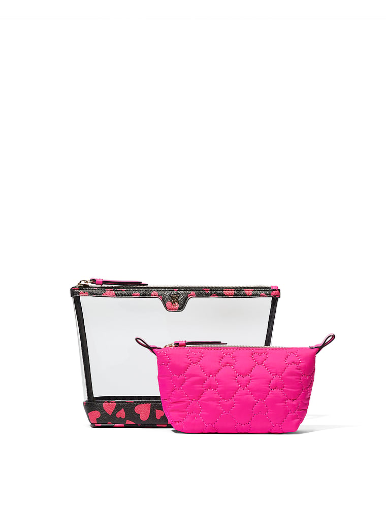 Косметичка 2 в 1 Black&Hearts