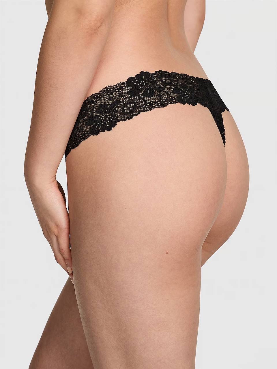 Lace Thong Panty розмір XS Black 54A2