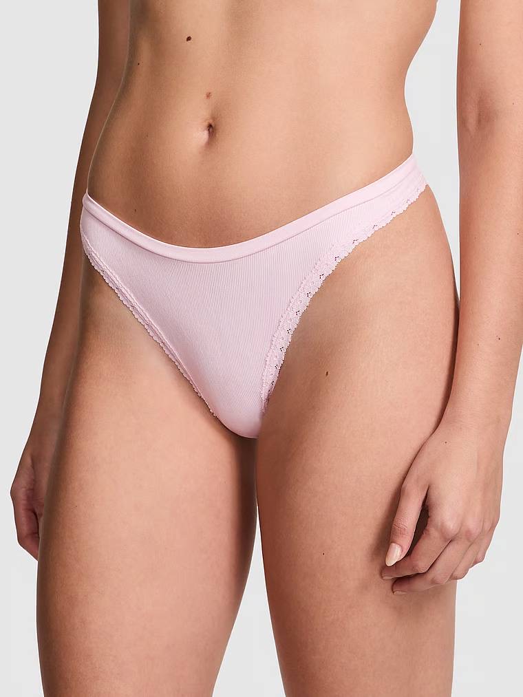 Seamless High-Leg Стрінги Розмір L Pink Tulip 0XXC