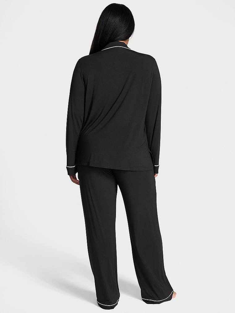Модалова піжамка зі штанцями Black 54A2, S regular