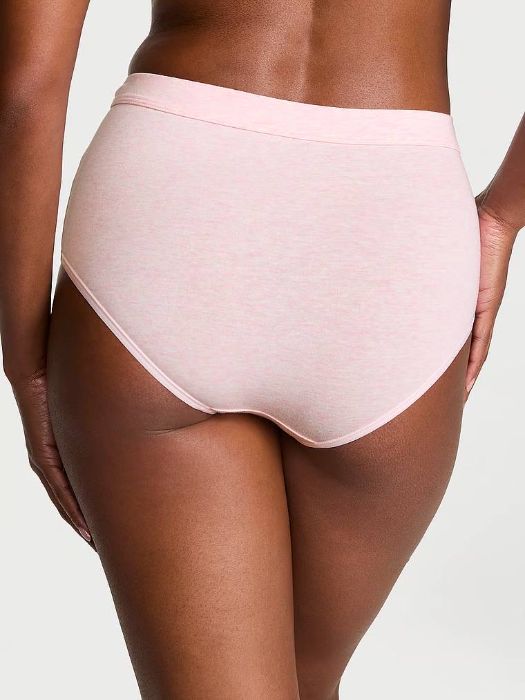 Logo Cotton Modern Brief Panty Розмір L Heather Pink Petal
