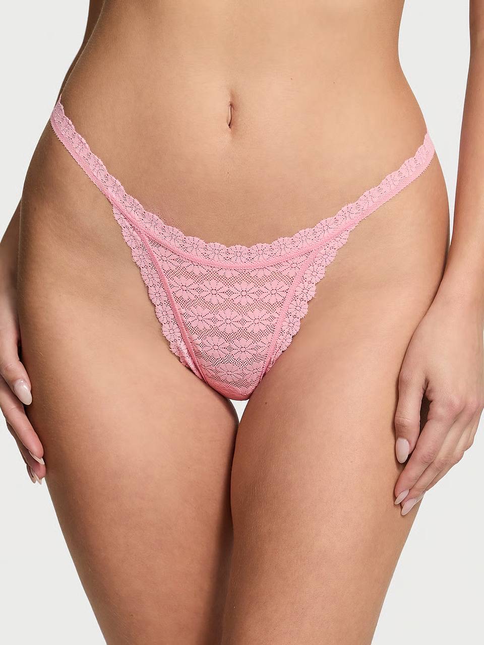Rose Lace Adjustable V-String Panty розмір М Pink Hope 11T5