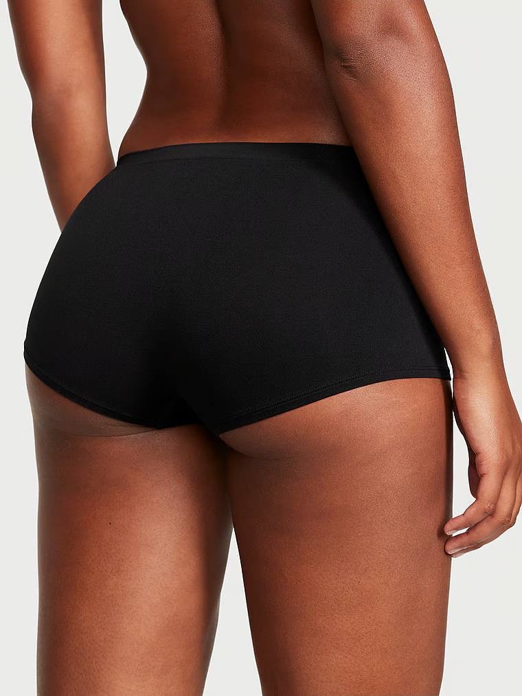 Seamless Boyshort Panty Розмір L Black 54A2
