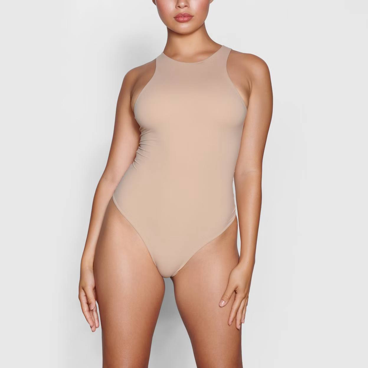 Боді Fits everybody high neck bodysuit Clay, M