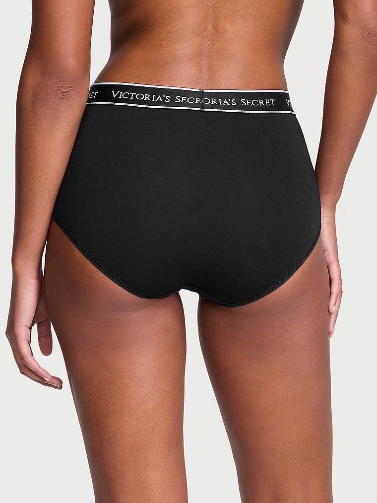 Logo Cotton Modern Brief Panty Розмір L Black