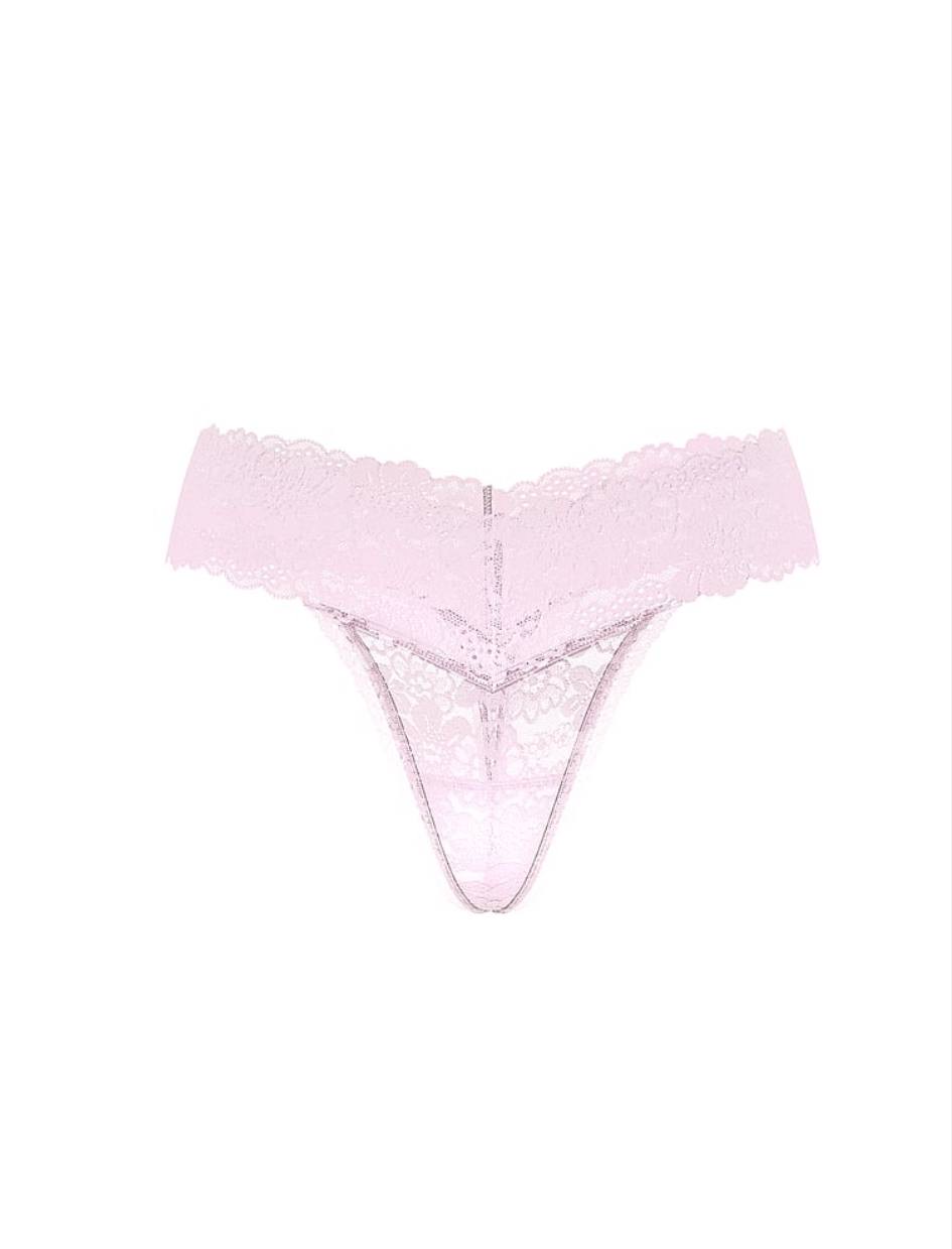 Кружевні трусики стрінги розмір М Pink Tulip 69IO