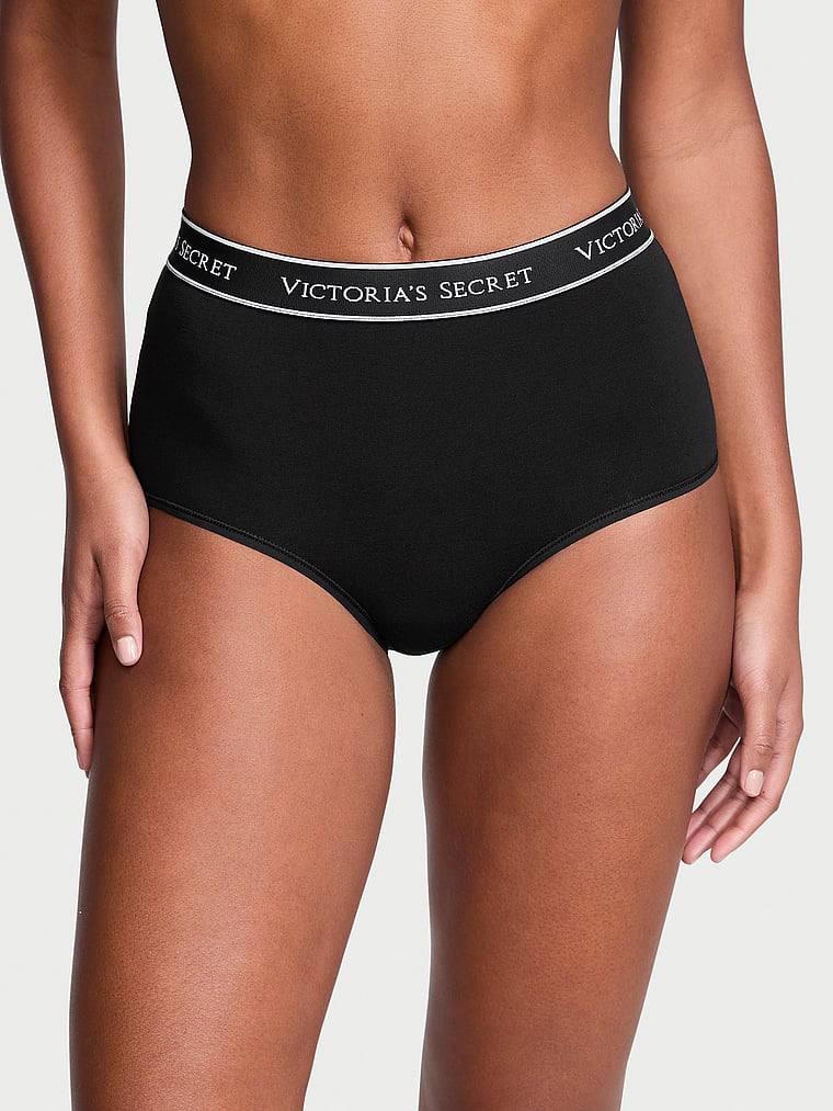 Logo Cotton Modern Brief Panty Розмір XS Black 54A2