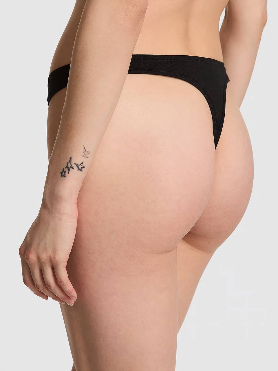 Cotton Thong Panty Розмір M Black