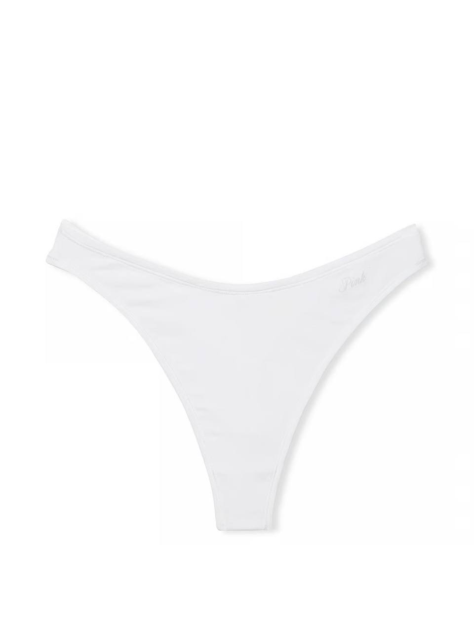 Cotton Thong Panty Розмір L White