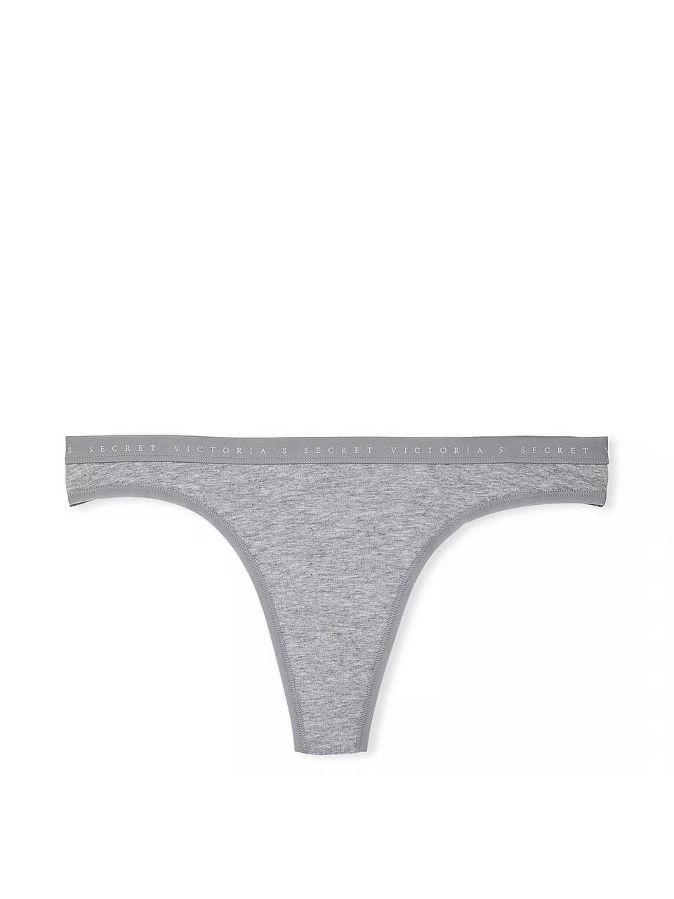 Stretch Cotton Стрінги Розмір S Vs Med Htr Grey 1NG0