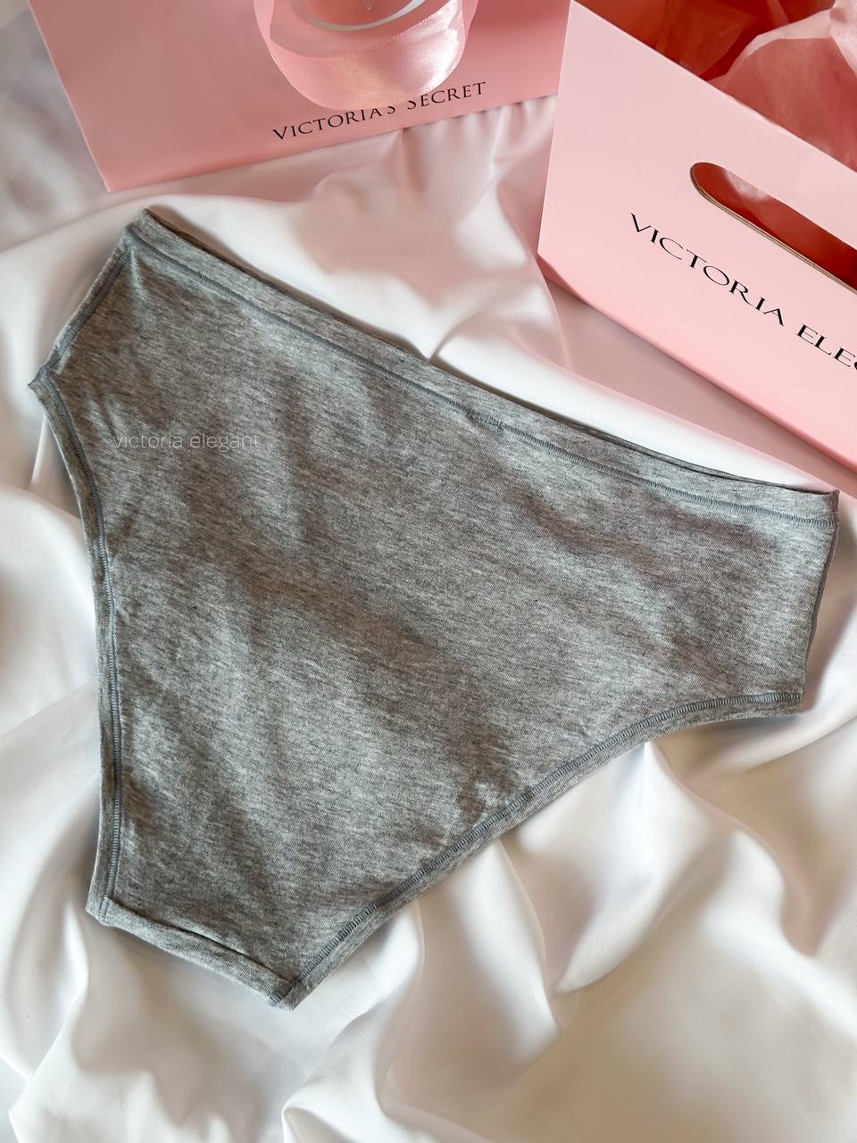 Cotton cheeky panty Розмір L Grey Oasis Marl (2ODJ)