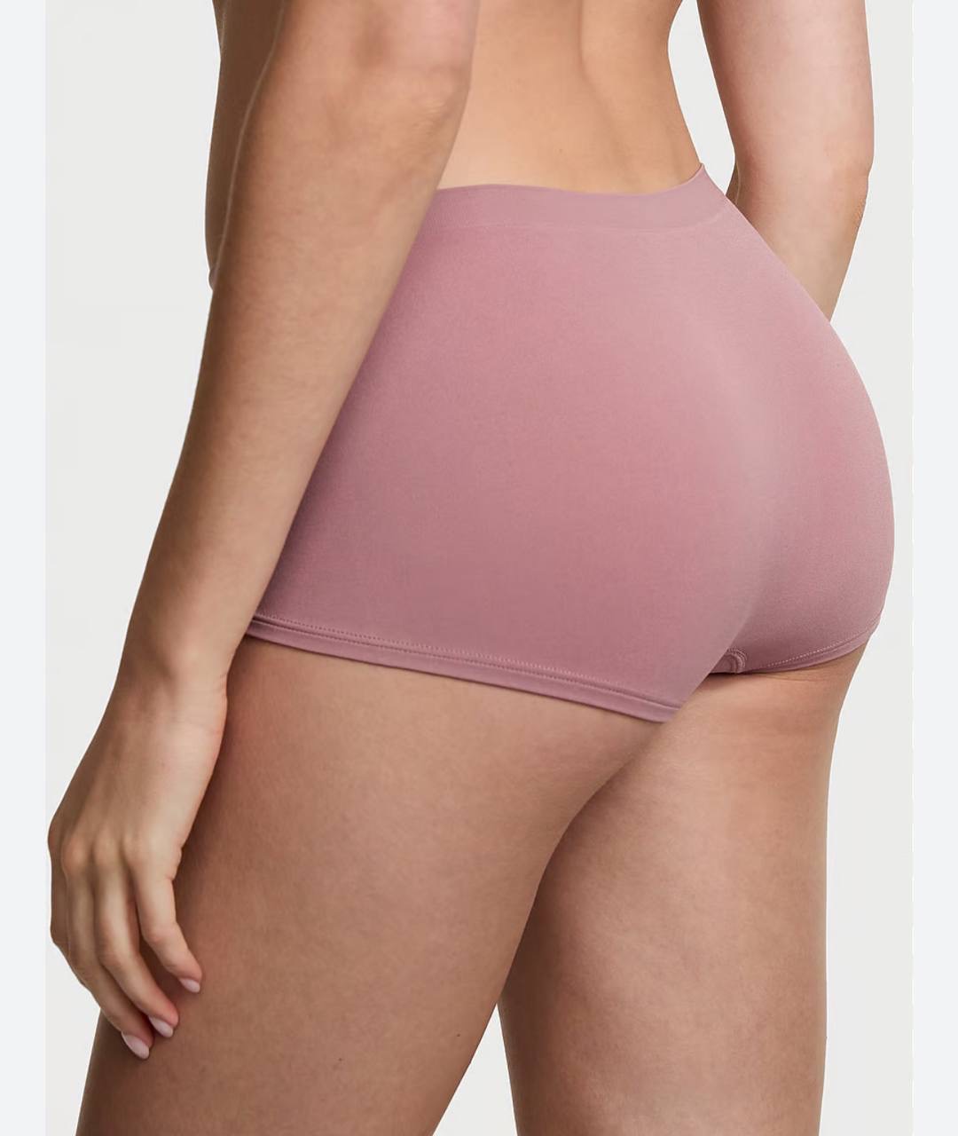 Seamless Boyshort Panty Розмір S Dusty rose Logo