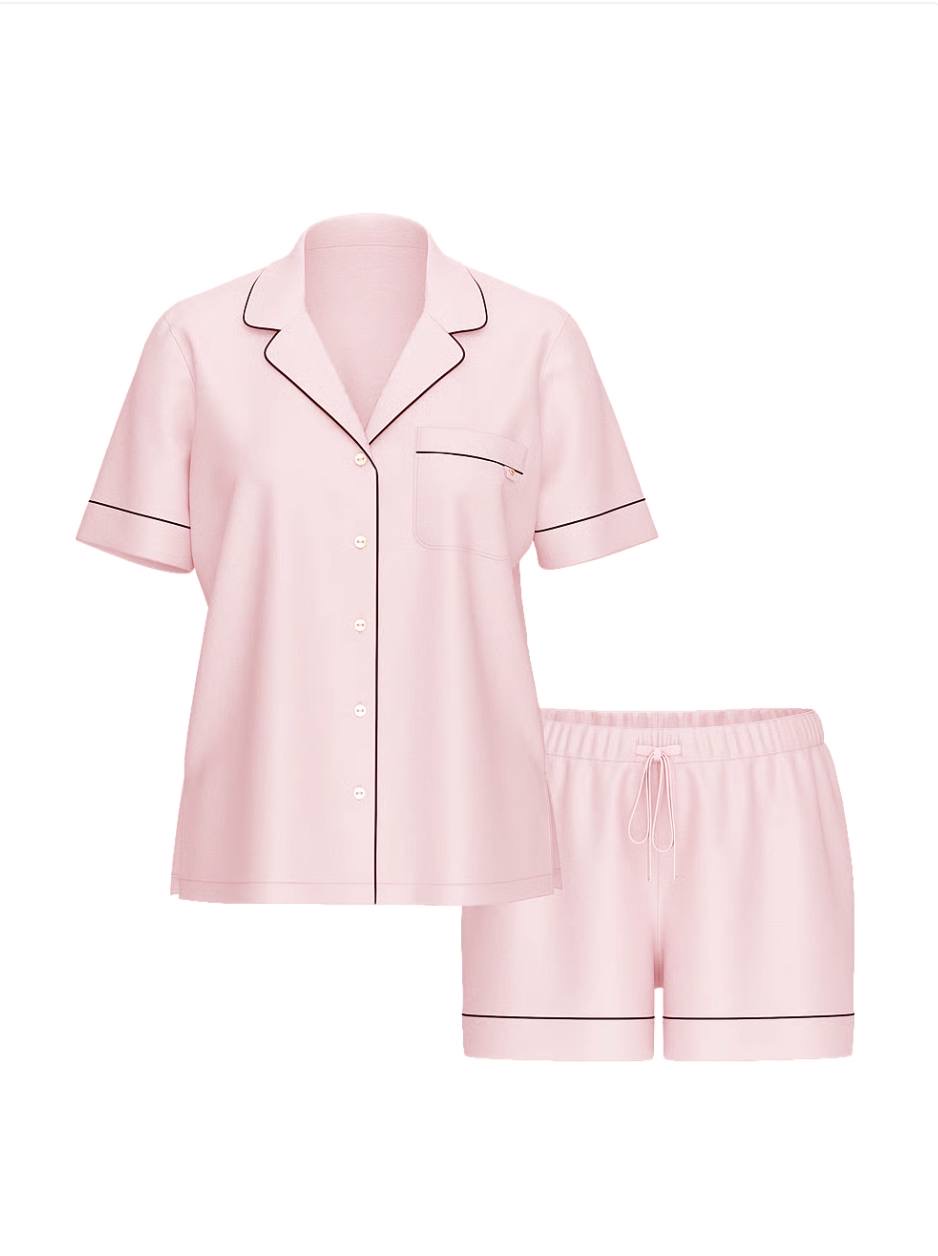 Модалова піжамка з шортами Angel Pink 2HMN, Розмір М