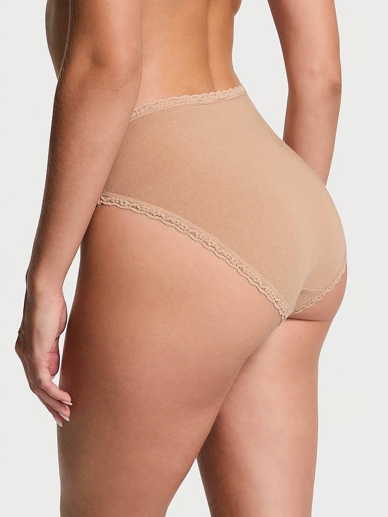 Lace -Trim Bikini Panties Розмір L Praline 65H8