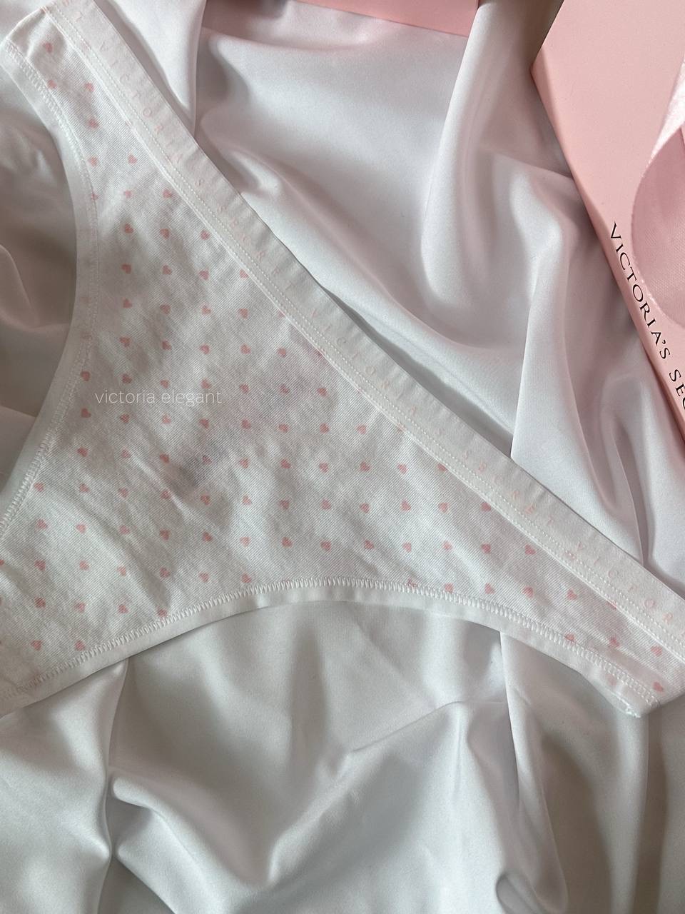 Stretch Cotton стрінги Розмір M White dots