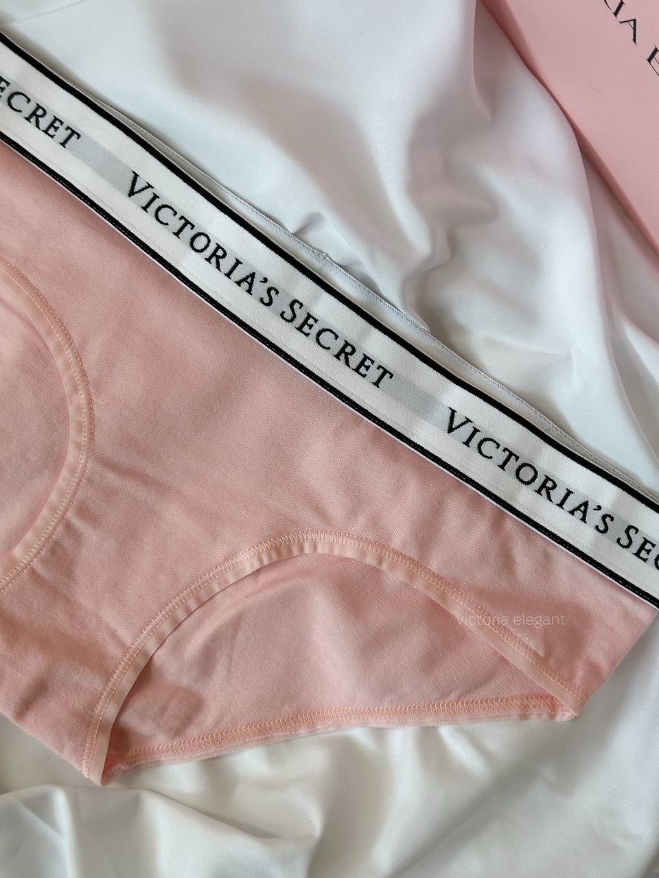 Logo Cotton Hiphugger Panty Розмір Л Рожеві