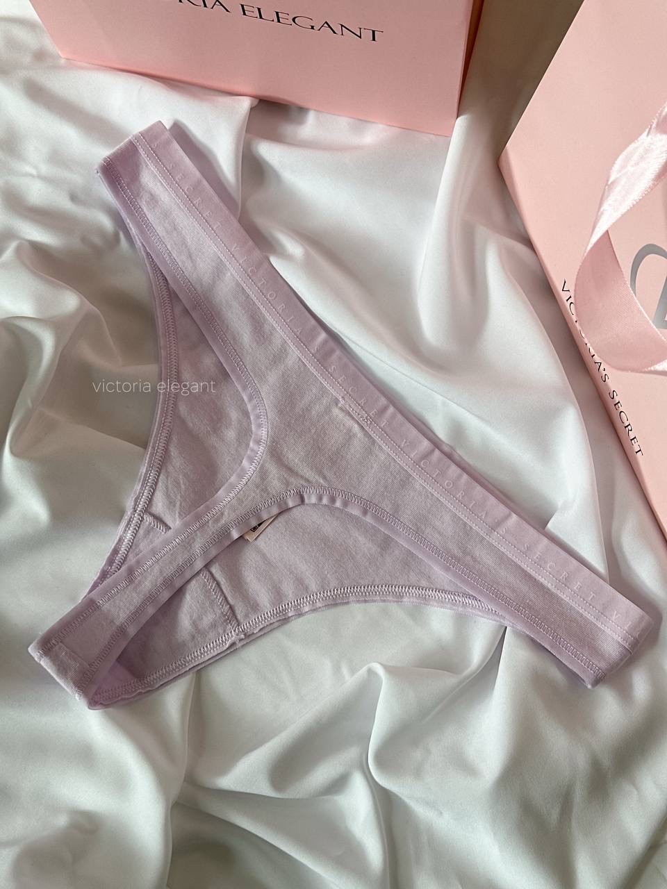Stretch Cotton стрінги Розмір M Purple