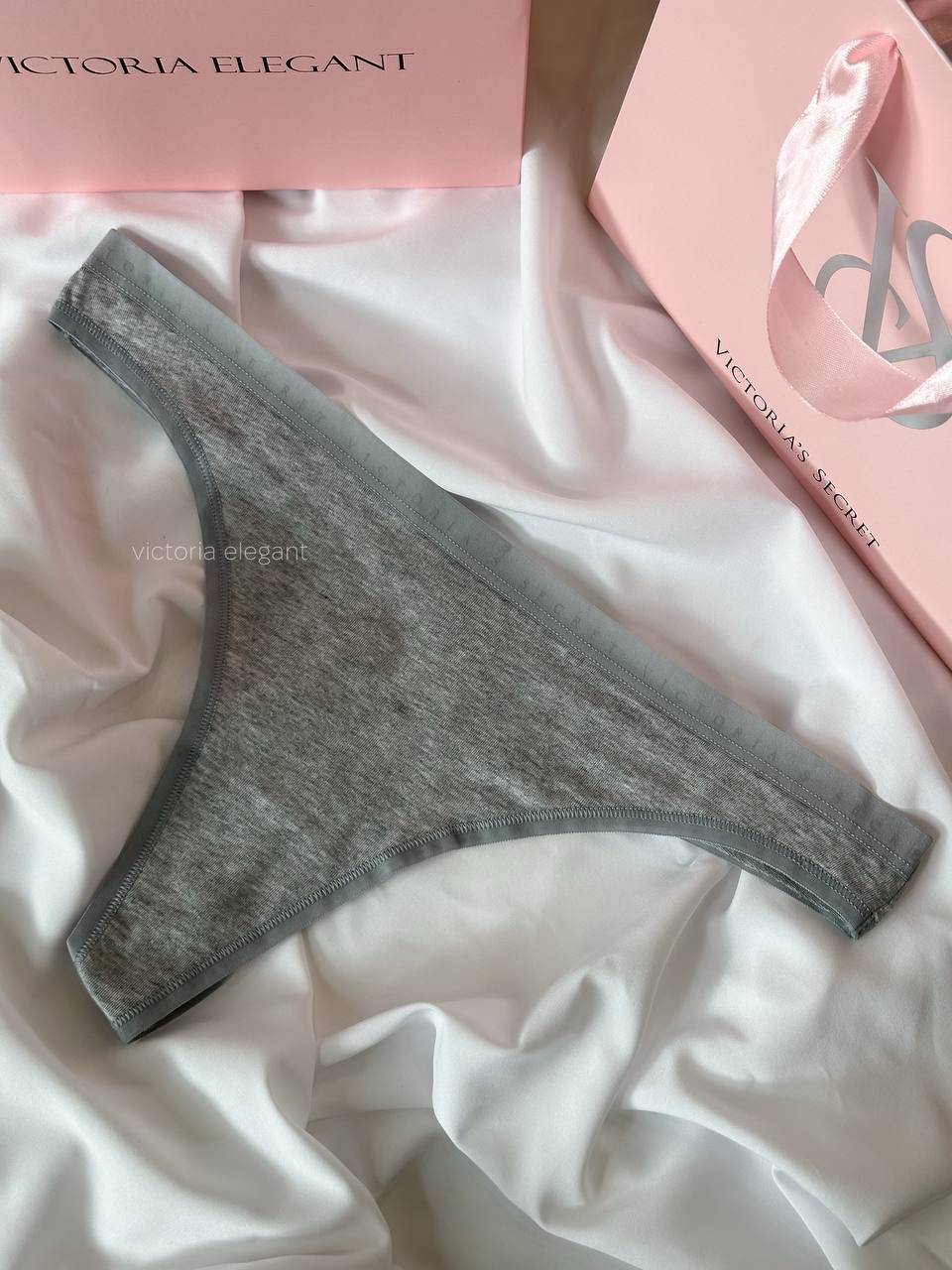 Stretch Cotton стрінги Розмір M Heather Grey 1NG0