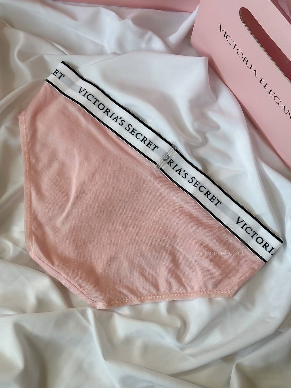 Logo Cotton Hiphugger Panty Розмір Л Рожеві