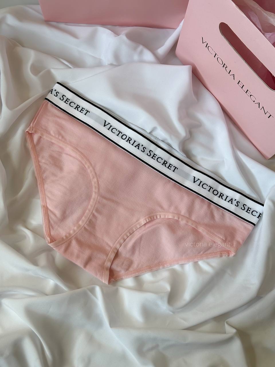 Logo Cotton Hiphugger Panty Розмір Л Рожеві