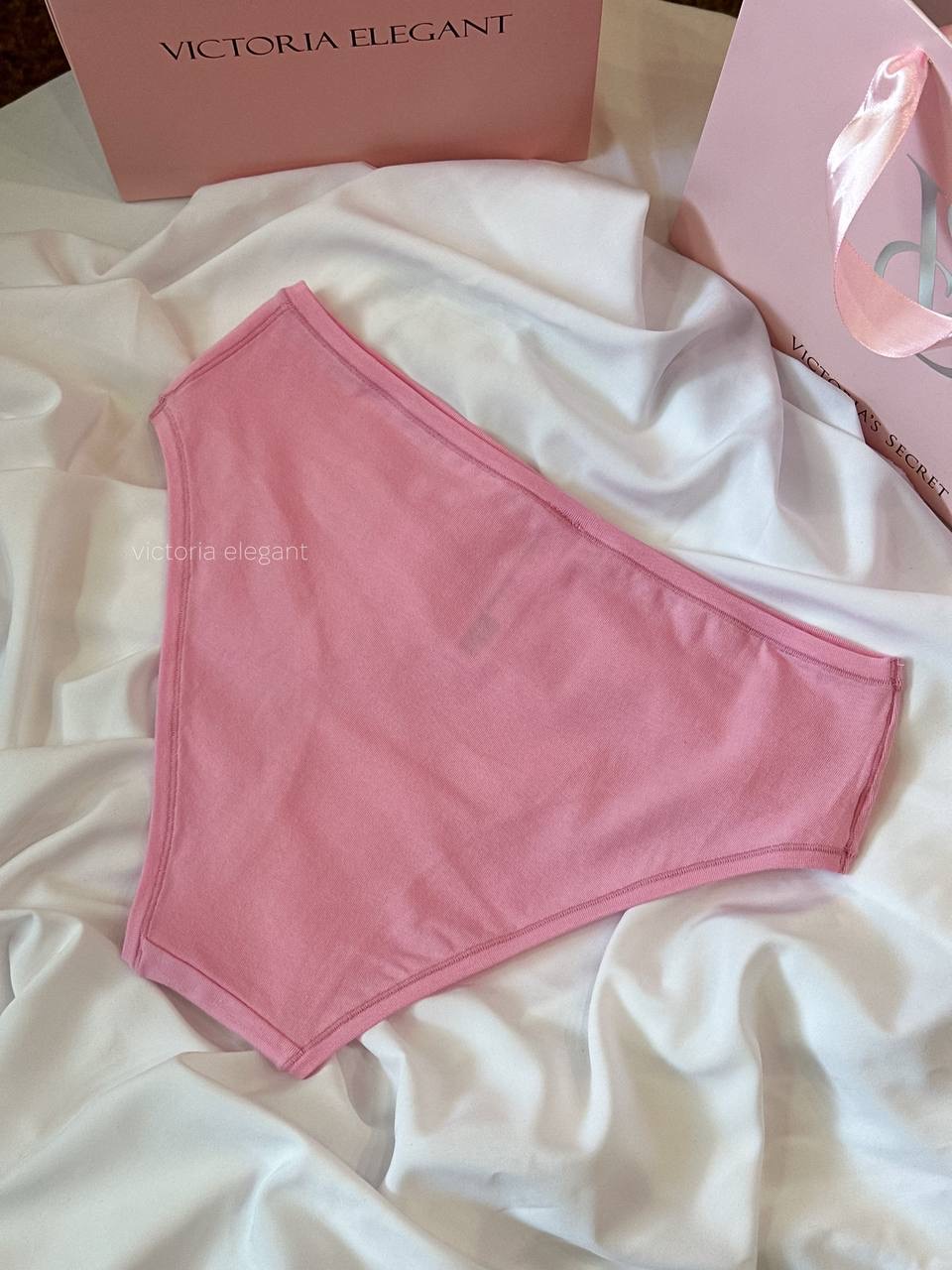 Cotton cheeky panty Розмір L Pink
