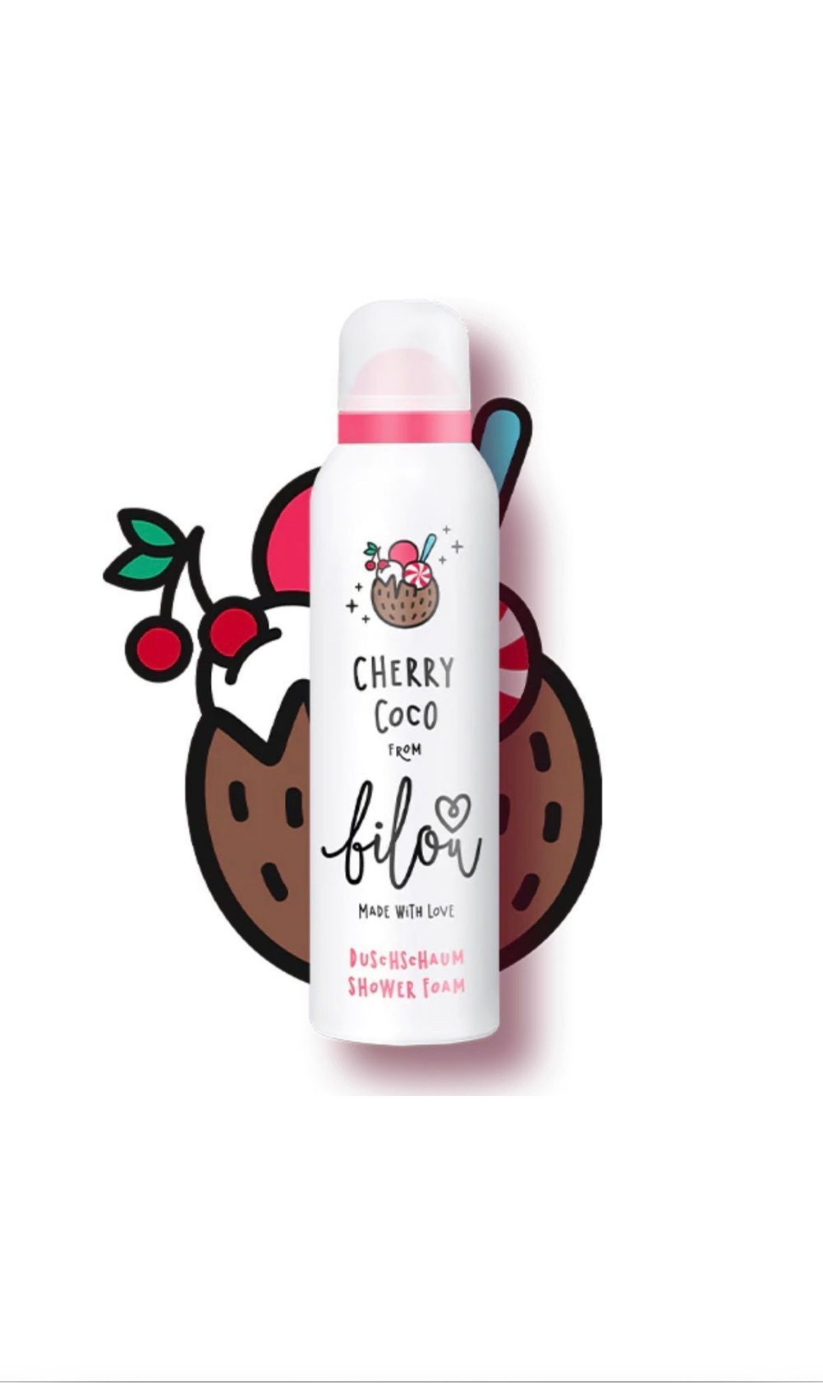 Пінка для душу 200ml Cherry Coco