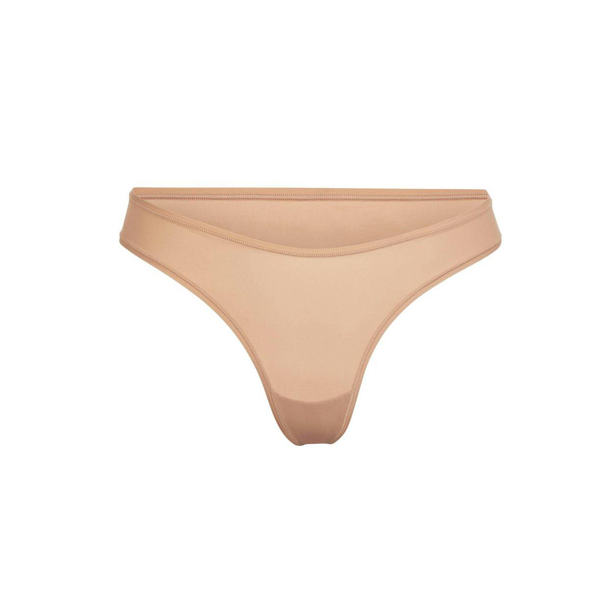 Трусики fits everybody dipped front thong Ochre, L