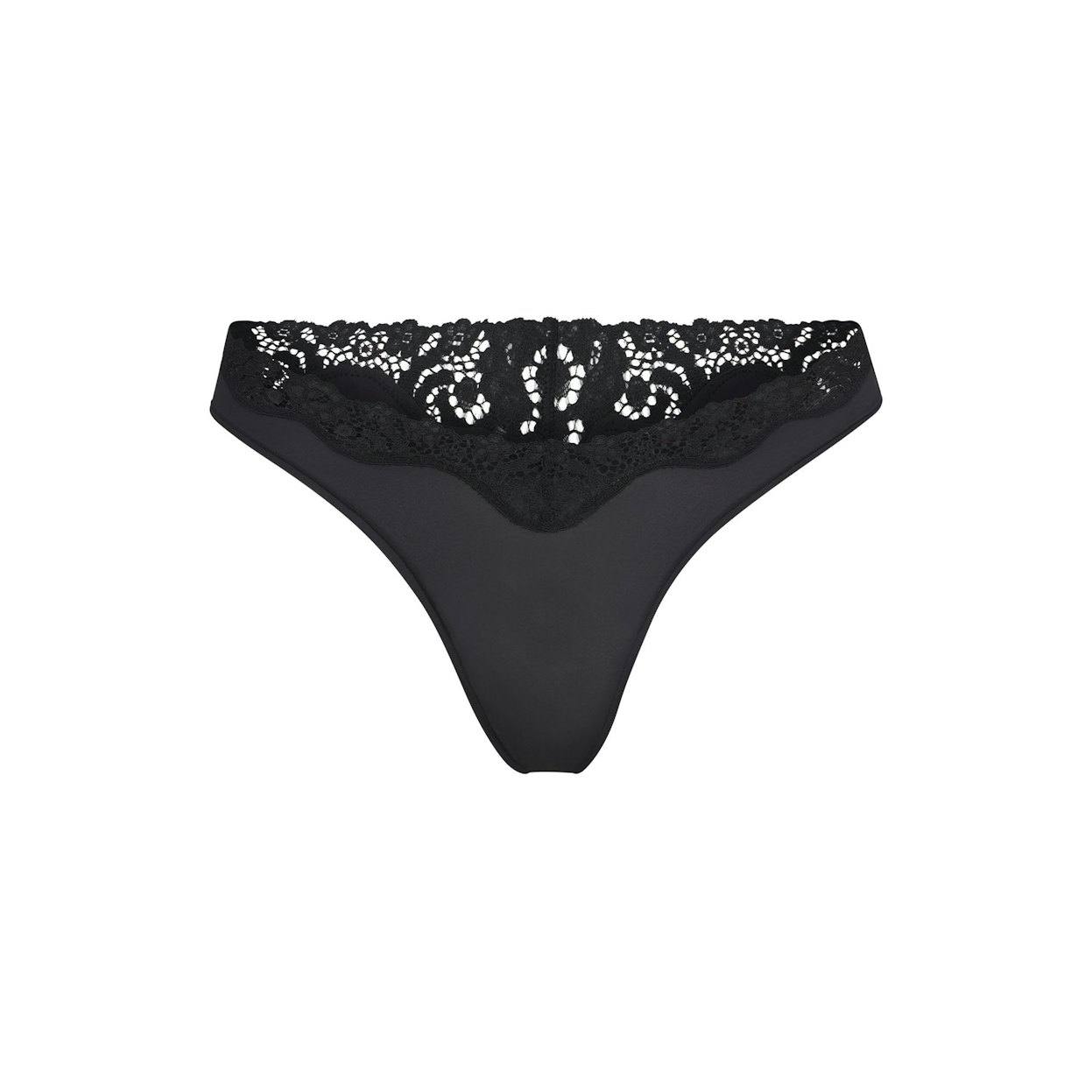 Трусики fits everybody LACE dipped thong Onyx/eclipse, M