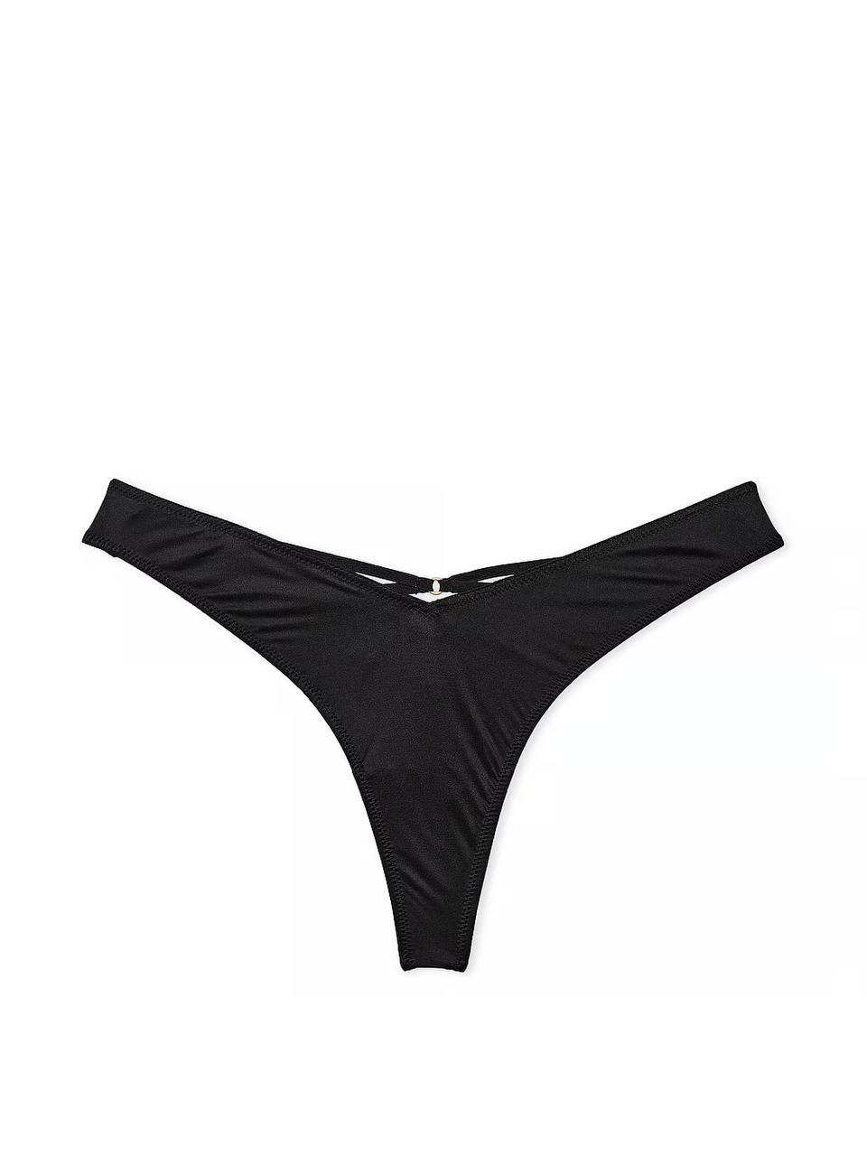Smooth Strappy-Back High-Leg Розмір М Black 54A2
