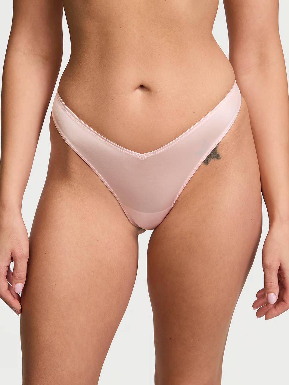 Smooth Strappy-Back High-Leg Розмір S Angel Pink 2HMN