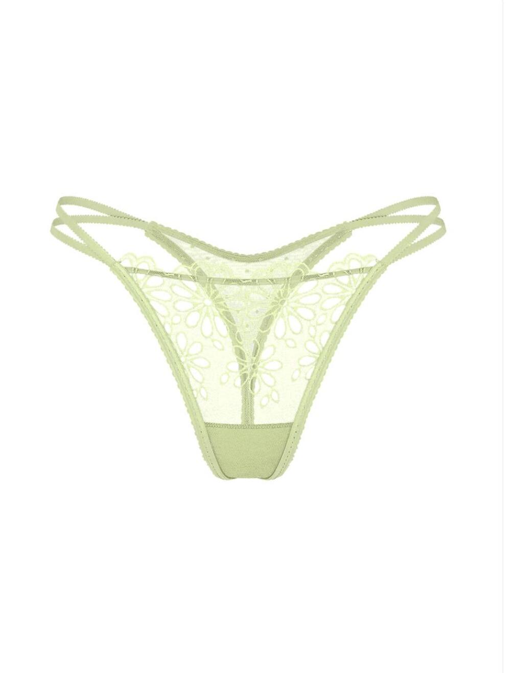 Lace Strappy-Back String Thong Panty Розмір S Reed Green 29К2
