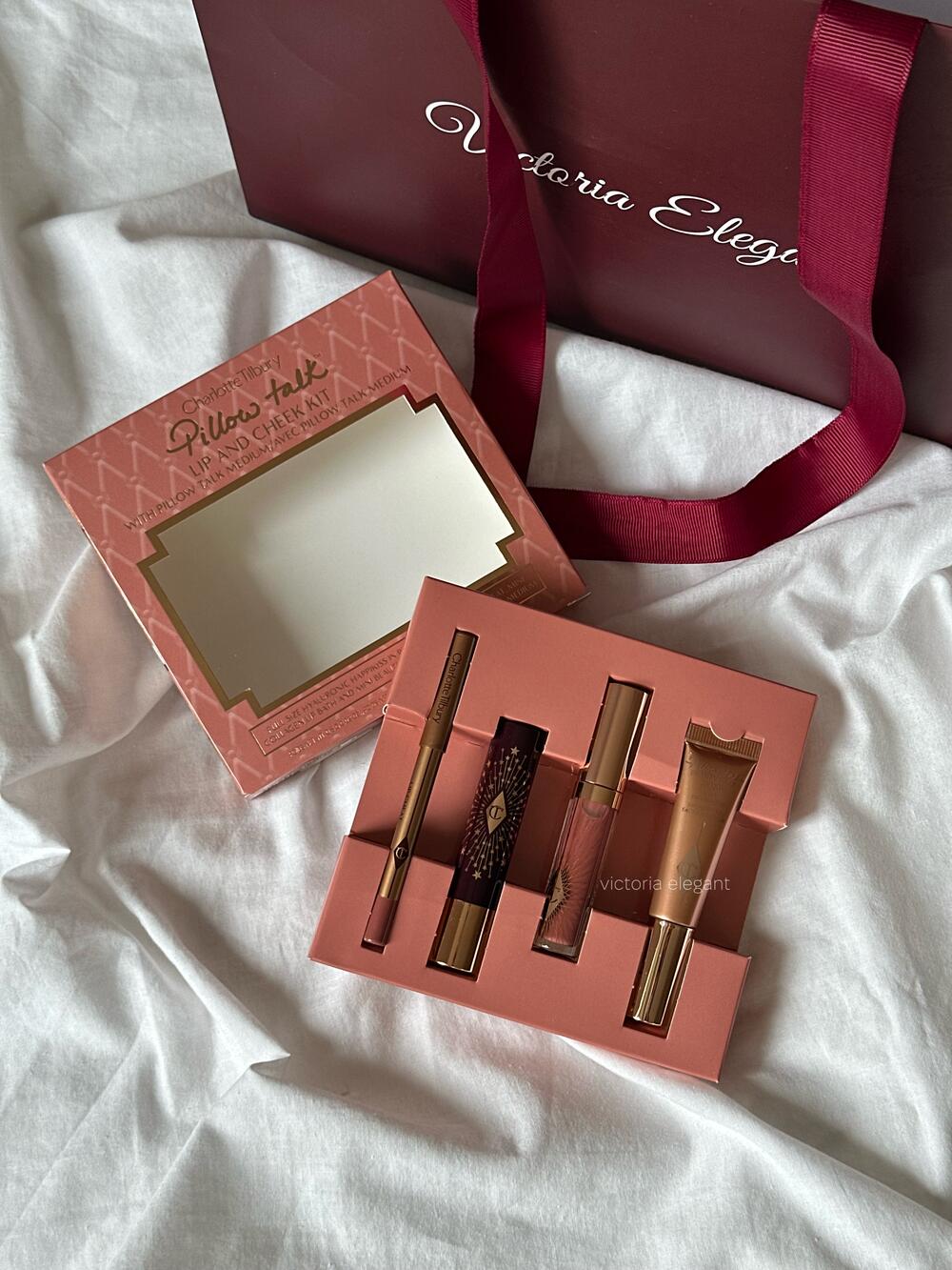 PILLOW TALK ICONIC LIP AND CHEEK KIT PILLOW TALK Medium