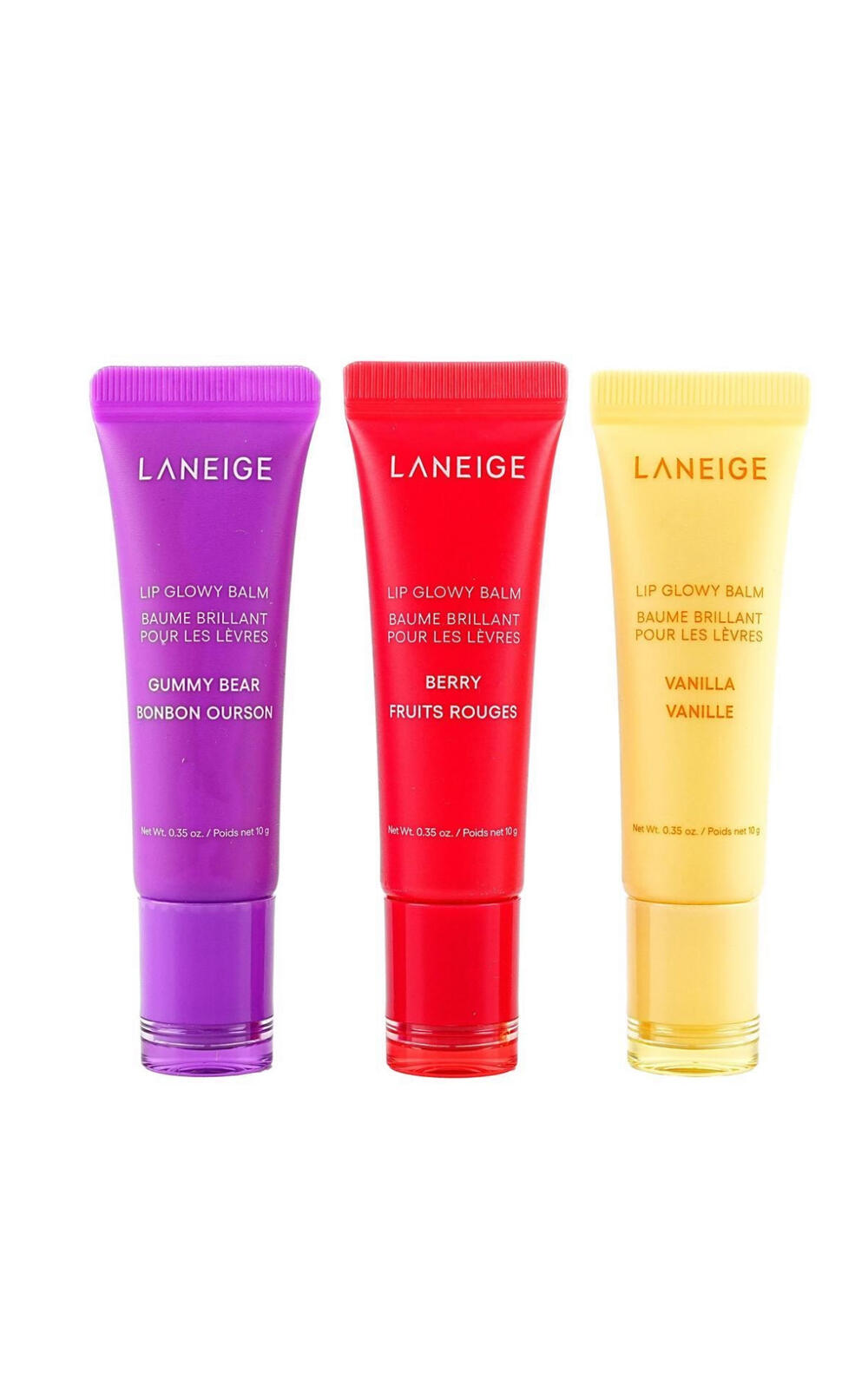 Набір бальзамів для губ Laneige Lip Glowy Balm Trio Set