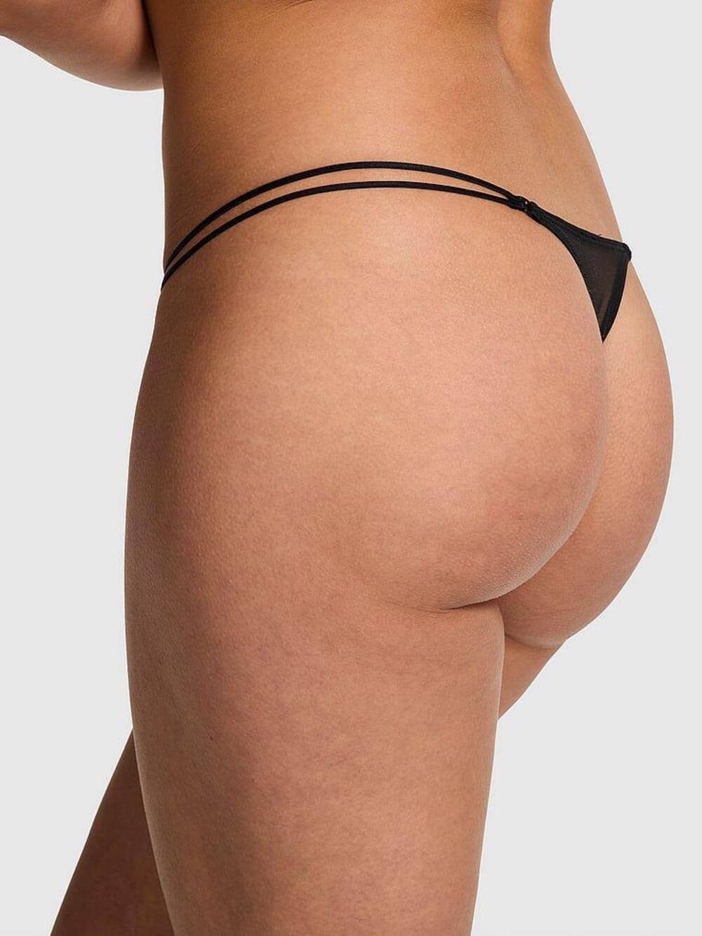 Трусики Logo Mesh Strappy Cheeky Розмір M Black 54A2