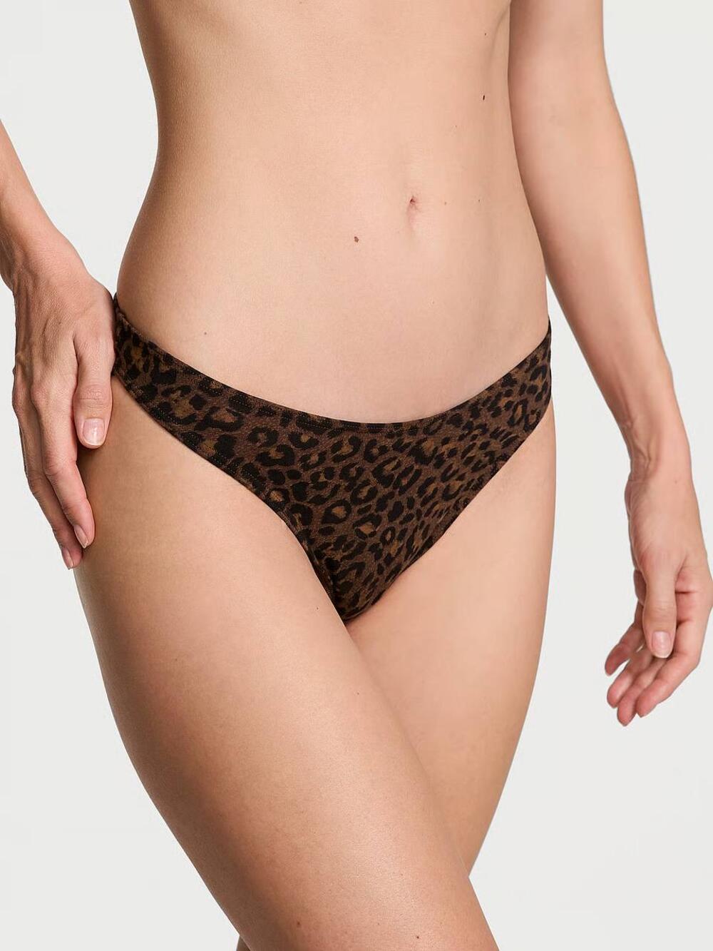 Cotton Thong Panty Розмір S Ganache Glam Leopard 6GS4