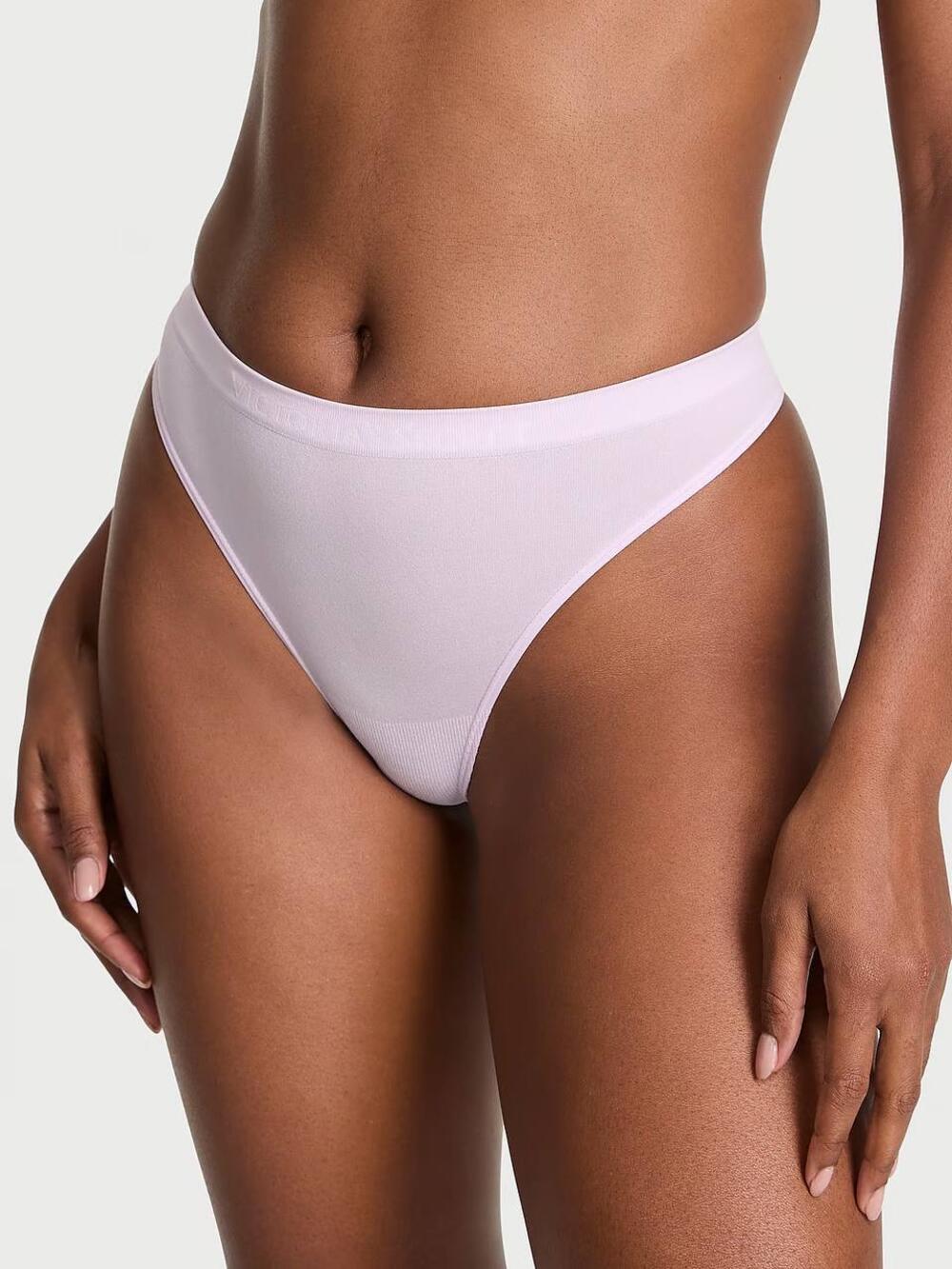 Seamless High-Leg Стрінги Розмір L Delicate Violet 14EV
