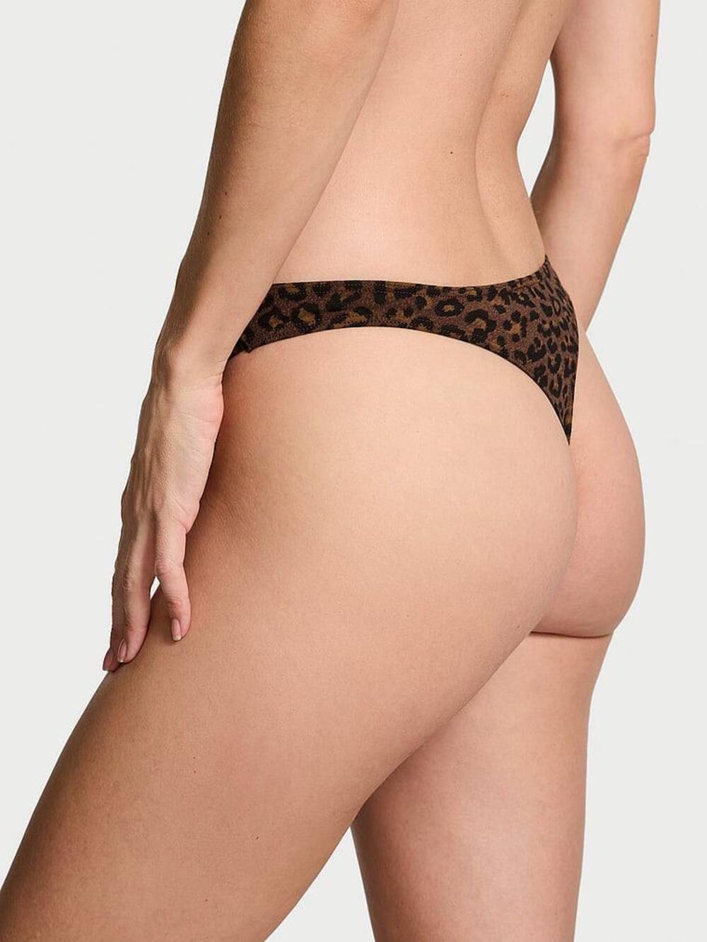 Cotton Thong Panty Розмір S Ganache Glam Leopard 6GS4