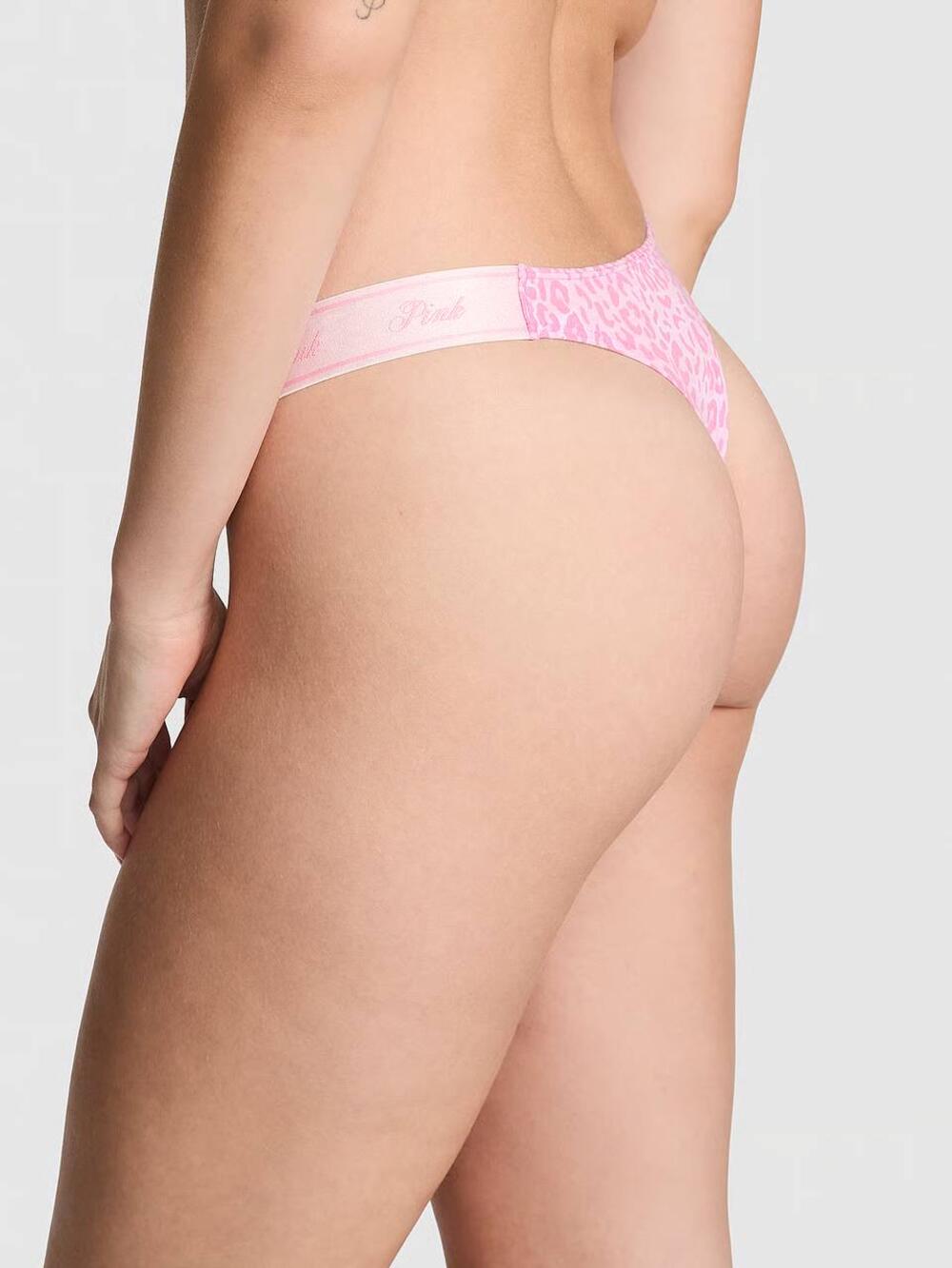 Широке ЛОГО Пінк Розмір М Moonstone Pink Leopard Print (6H82)