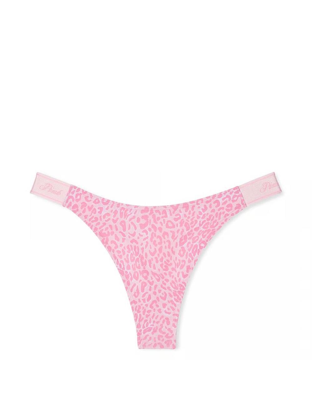 Широке ЛОГО Пінк Розмір М Moonstone Pink Leopard Print (6H82)