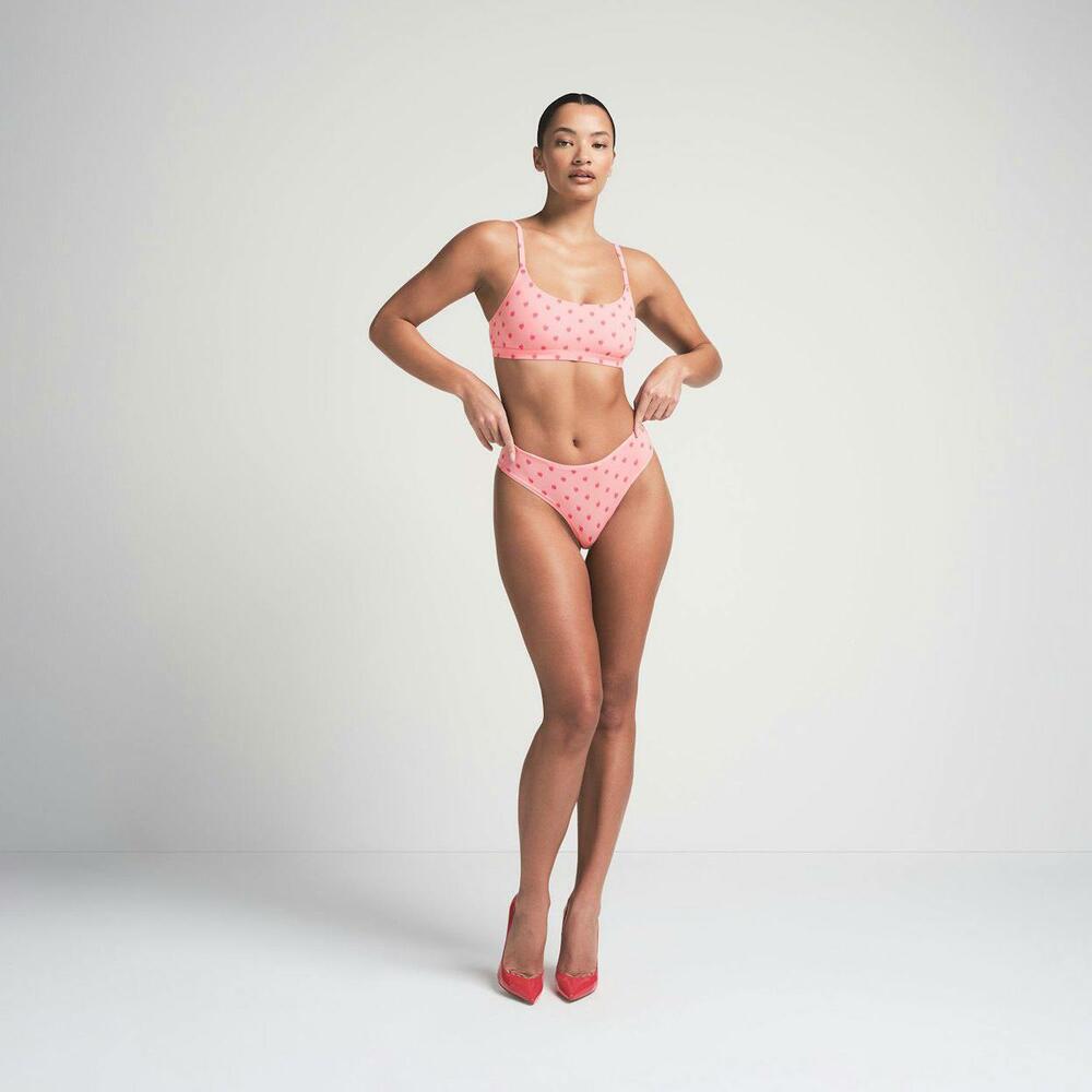 Трусики fits everybody dipped front thong рожеві ( сердечко ), XS