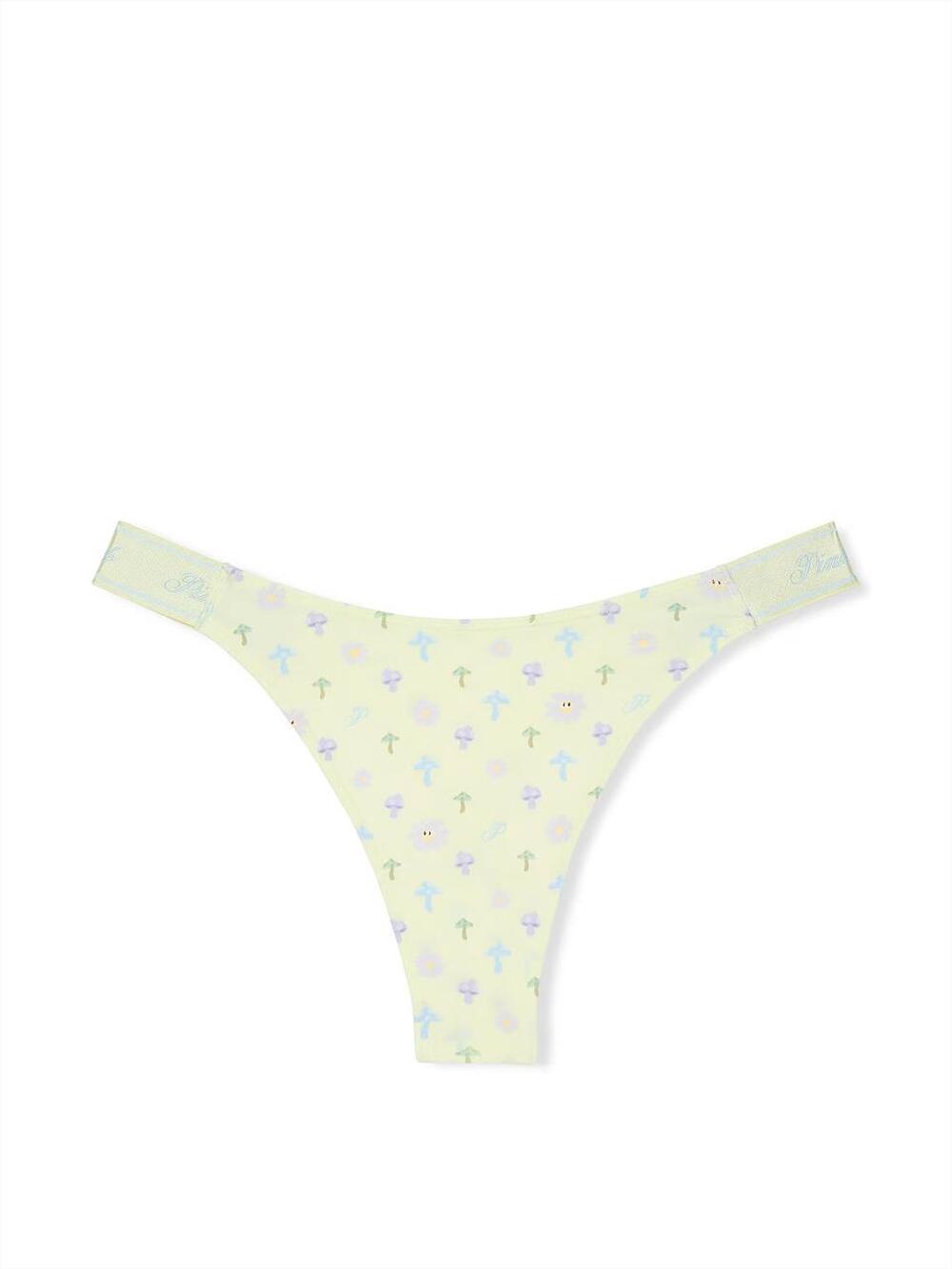 Широке ЛОГО Пінк Розмір М Fresh Mint Daisy Mushroom Print 7A2K